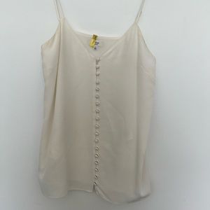 Wilfred Free Button Front Silk tank.